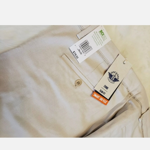 DOCKERS Men's Slim Fit Smart 360 Flex Stretch Chin - Picture 6 of 7